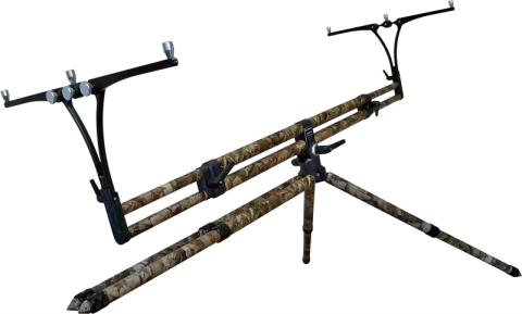 Rod Pod Meccanica Vadese REVOLUTION 4 RODS BROWN CAMOUFLAGE TUBES & BLACK JOINTS [1]