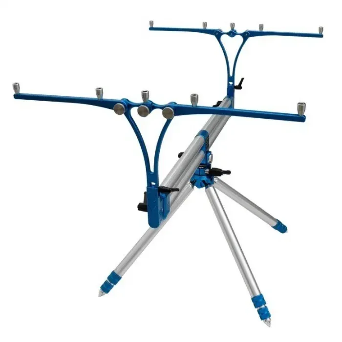 Rod Pod, picheti, suporti - Rod Pod Meccanica Vadese REVOLUTION 4 RODS STEEL OR SATIN TUBES & BLUE JOINTS
