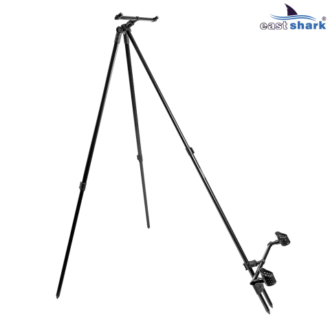 Rod Pod, picheti, suporti - Rod Pod pentru Riu EASTSHARK SCK-182 negru, 2 posturi