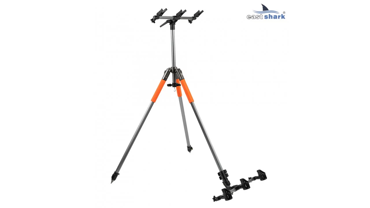 Rod Pod, picheti, suporti - Rod Pod pentru Riu EASTSHARK SCL-182 gri, 3 posturi