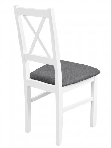 Scaun NILO alb cu material inchis la culoare [1]