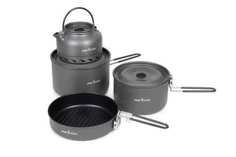 Спорт-туризм-отдых - Набор посуды FOX Cookware Deluxe, 4 предмета