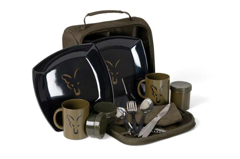 Pescuitul în Moldova - Set pentru masă FOX Voyager 2 persoane Dinner Set, 28x12x28cm