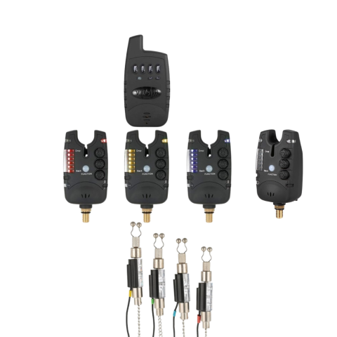 Avertizoare si swingere - Set Semnalizator cu Swingere FISHER FA211-4, 4+1buc.