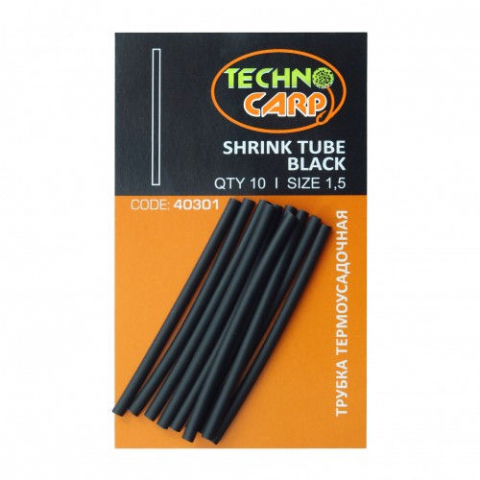 Clipsuri, conuri - Set tub termo (negru.) d1.5 amb.10 buc.