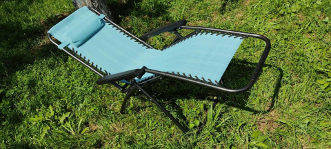 Sport-Turism-Odihna - Sezlong - Fotoliu pliant, cu suport pentru cap