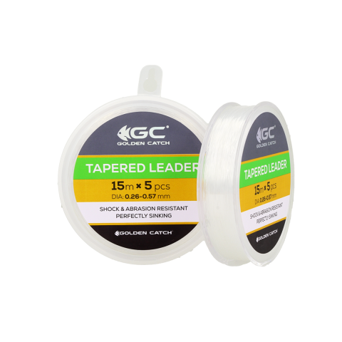 Fire Crap - Shock-Leader GC Tapered Leader 5x15m 0.26-057mm