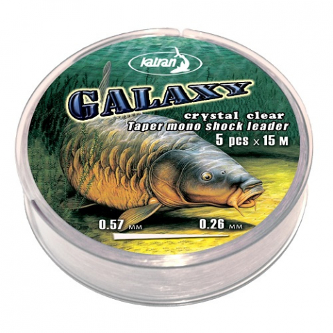 Pescuit la crap - Shock Leader KATRAN GALAXY 0.30-0.57mm 5buc*12m