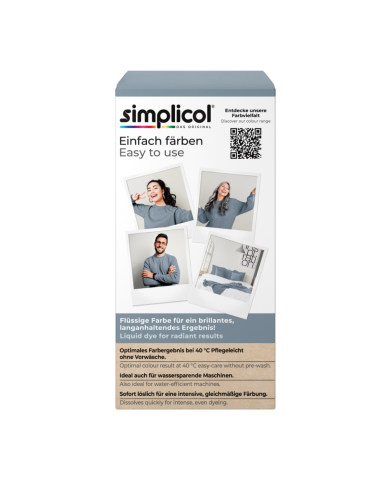 SIMPLICOL Intensiv - Elegantes Grau - Vopsea pentru haine si textile in masina de spalat, Gri elegant [4]