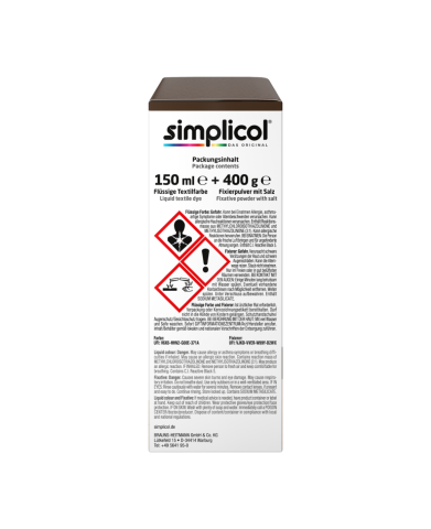SIMPLICOL Intensiv - Espresso-Braun - Краска для окрашивания одежды в стиральной машине, коричневый эспрессо [6]