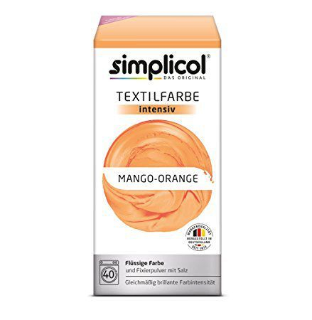SIMPLICOL Intensiv - Mango-Orange, Краска для окрашивания одежды в стиральной машине, Mango-Orange [4]