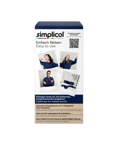 SIMPLICOL Intensiv-Nacht Blau Краска для окрашивания одежды в стиральной машине, синяя ночь [5]