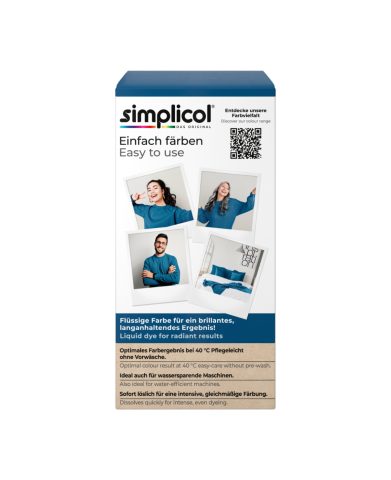 SIMPLICOL Intensiv - Opal-Petrol, Vopsea pentru haine si textile in masina de spalat, Opal-Petrol [3]