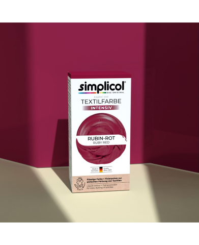 SIMPLICOL Intensiv - Rubin-Rot, Краска для окрашивания одежды в стиральной машине, Rubin-Rot [2]