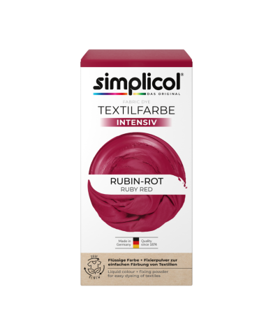 SIMPLICOL Intensiv - Rubin-Rot, Краска для окрашивания одежды в стиральной машине, Rubin-Rot [3]