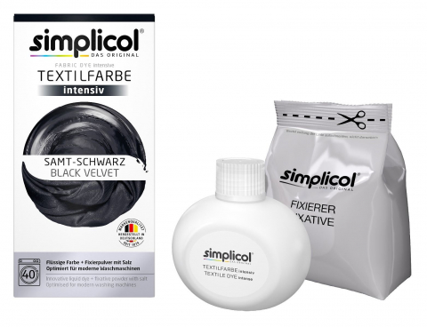 SIMPLICOL Intensiv - Samt-Schwarz - Vopsea pentru haine si textile in masina de spalat, Negru catifea [5]