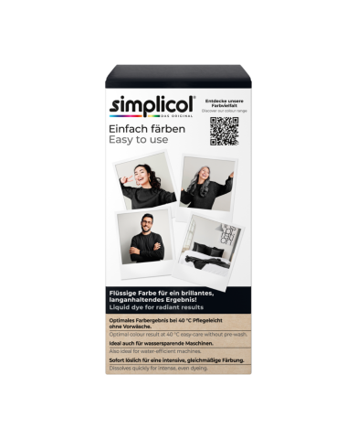 SIMPLICOL Intensiv - Samt-Schwarz - Краска для окрашивания одежды в стиральной машине, бархатный черный [6]