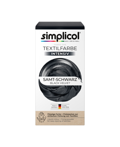 SIMPLICOL Intensiv - Samt-Schwarz - Краска для окрашивания одежды в стиральной машине, бархатный черный [3]