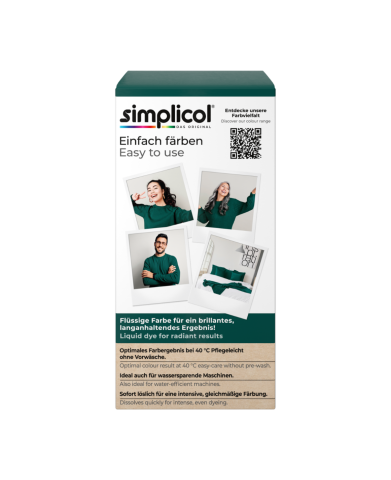 SIMPLICOL Intensiv - Wald-Grun, Краска для окрашивания одежды в стиральной машине, зеленый лес [3]