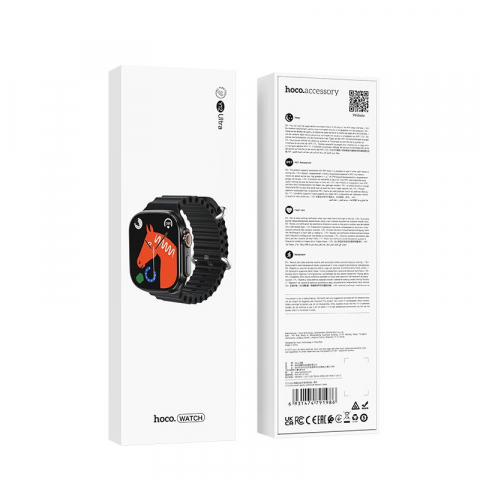Smart часы HOCO Y12 Ultra smart sports watch (call version) Black [4]