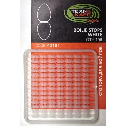 Stopere - TK40181 - Stopor pentru boilies 196buc white ,