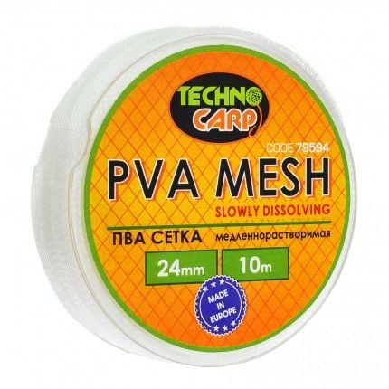 Рыбалка на карпа - PVA сетка медленно растворимая 24мм, 10м.