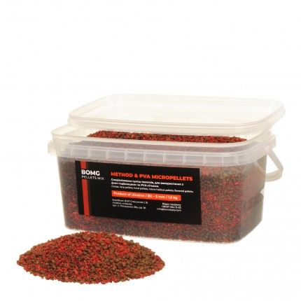 Nada si momeala - TKMPB1500 - Method & PVA Micropellets BOMG Mix 1,5kg