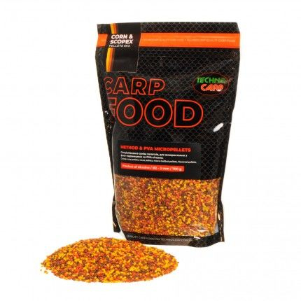 Пелетс - Method & PVA Micropellets Corn & Scopex Mix 700g