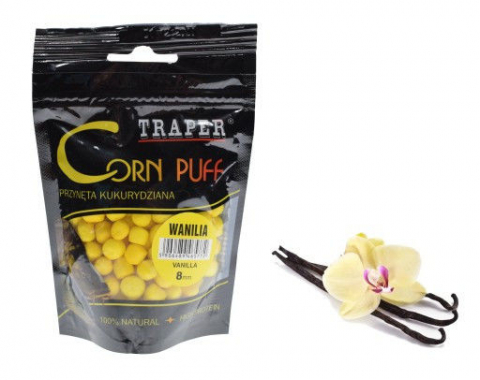 Рыбалка в Молдове - Traper Corn Puff воздушная кукуруза 4мм, Ваниль