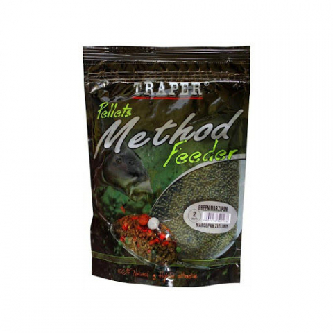 Nada, momeala, aditivi - Traper Method Feeder Ready Marcepan Zielony 0.75kg