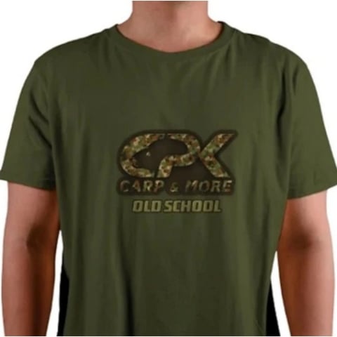 Pescuitul în Moldova - Tricou CPK Carp & More Military, mărimea XXL