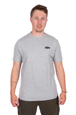 Pescuitul în Moldova - Tricou SPOMB T-Shirt Grey, 2XL