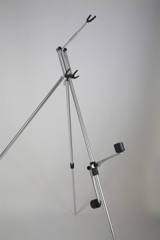 TRIPOD MECCANICA MICO SURFCASTING & BARBEL FISHING 2 OR 1 RODS STEEL TUBES & STEEL JOINTS [2]