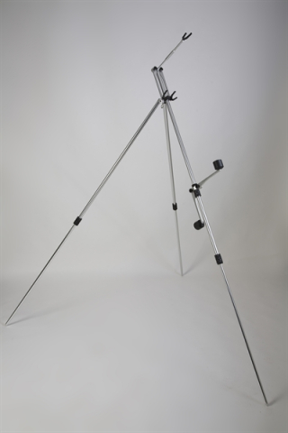 TRIPOD MECCANICA MICO SURFCASTING & BARBEL FISHING 2 OR 1 RODS STEEL TUBES & STEEL JOINTS [3]