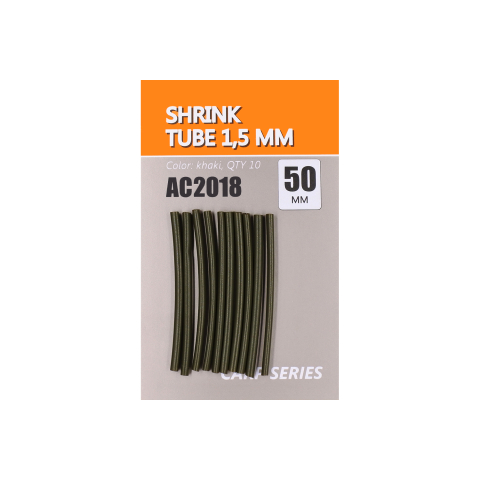 Pescuit la crap - Tub termo ORANGE 1.5mm, 5cm