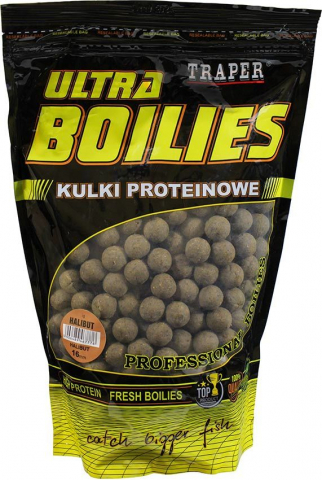 Pescuitul în Moldova - Ultra Boilies PROFESSIONAL Traper HALIBUT 16mm 1kg