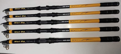 Lansete Feeder, Stationar, Pluta - Undita Spinning Telescopic WEIDA WD-360 - 150-300g, 3.6m