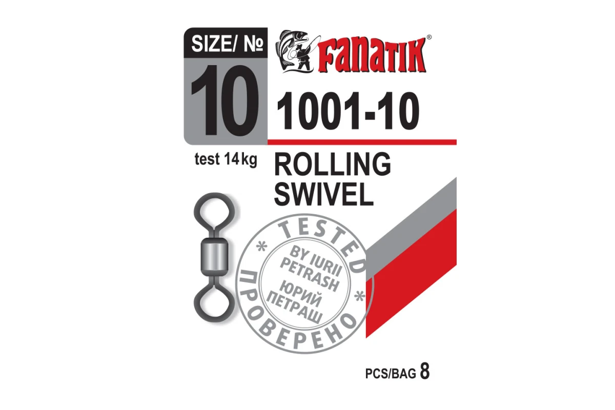 Accesorii rapitor - Vârtej FANATIK 1001-10 rezistență 14kg 8buc.