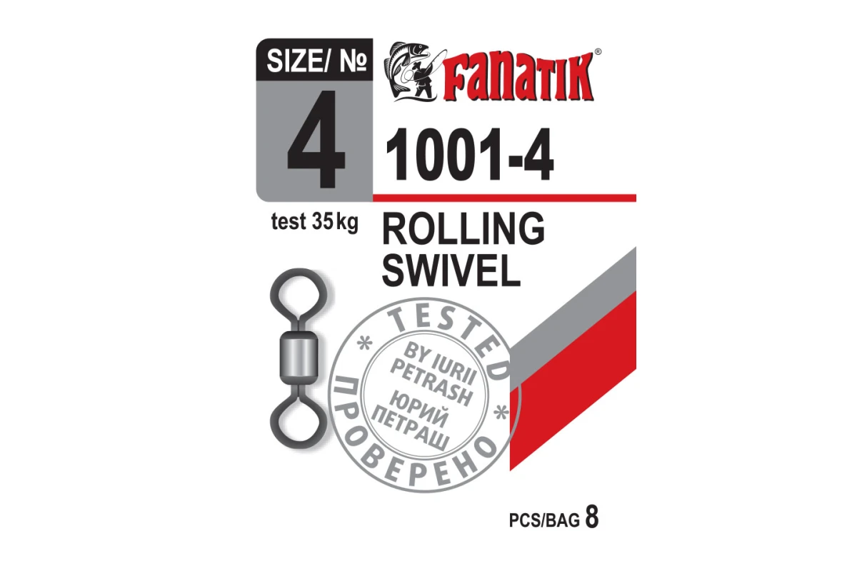 Accesorii rapitor - Vârtej FANATIK 1001-4 rezistență 35kg 8buc.