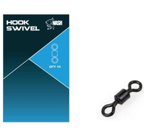 Pescuitul în Moldova - Vârtej pentru cârlig NASH Hook Swivel, 10 buc.
