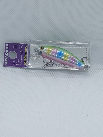 Momeli la rapitor - Vobler M-Minnow XS50F (44-CL) Floating,50mm, 4,1g KOSADAKA