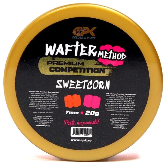 Пелетс - WAFTER COMPETITION METHOD SWEETCORN / СЛАДКАЯ КУКУРУЗА 7mm 20g, CPK
