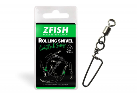 Accesorii monturi - ZFISH Vartej Cu Agrafa Coastlock Nr.6