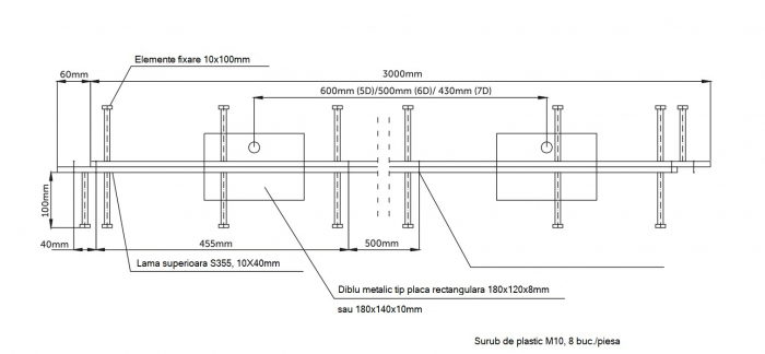 Rost metalic clasic / liniar [8]