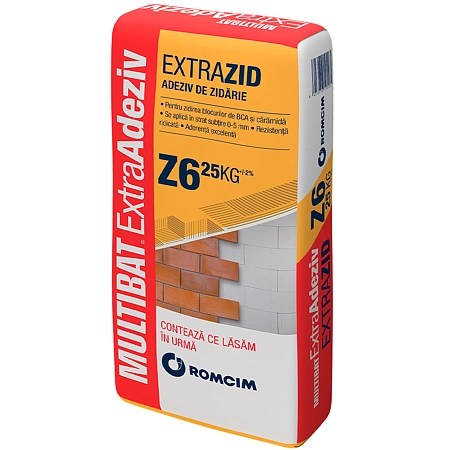 Adeziv de zidarie Multibat ExtraAdeziv ExtraZid, Z6, 25 kg [1]