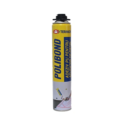 Spuma adeziva pentru lipirea panourilor de polistiren XPS si EPS Termofix Polibond, 850 gr [1]