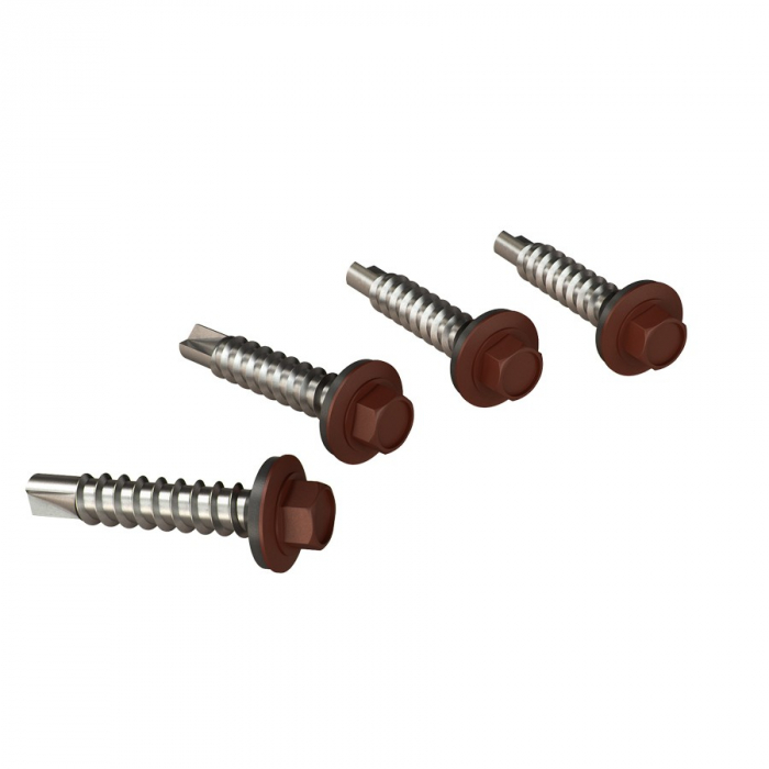 Surub pentru tigla metalica, autoforant, Bilka, 4.8 x 35 mm, 250 bucati [1]