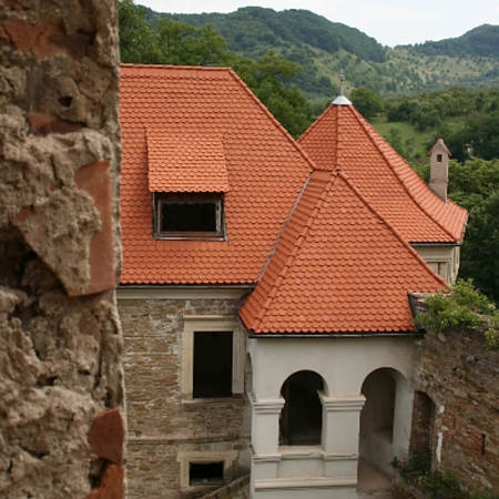 Tigla ceramica Bavaria Solzi Terra Rosa, rosu natural, 38 x 18 cm [2]