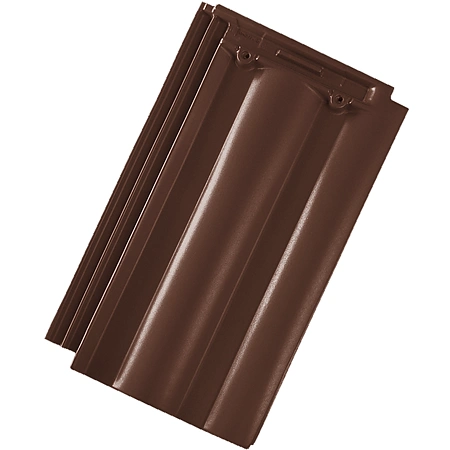 Tigla de baza ceramica Tondach Twist, engoba 11 - maro satinat, 30 x 50 cm [1]