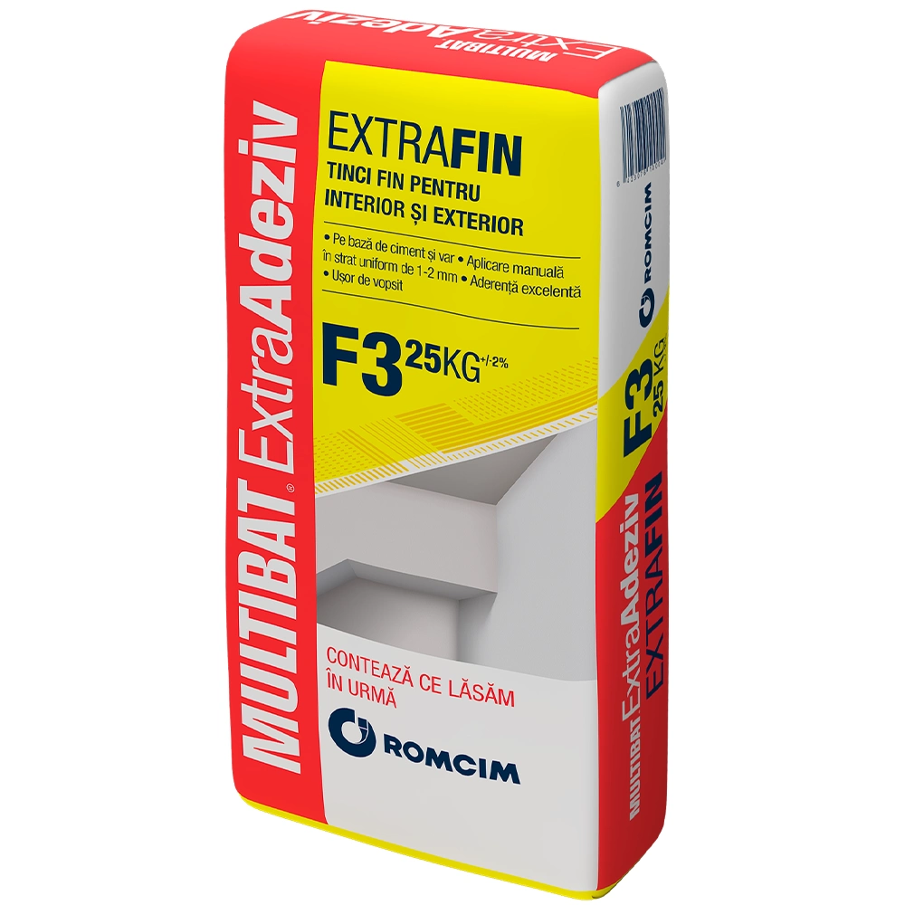 Tinci fin Multibat ExtraAdeziv ExtraFin pentru interior si exterior, F3, 25 kg [1]